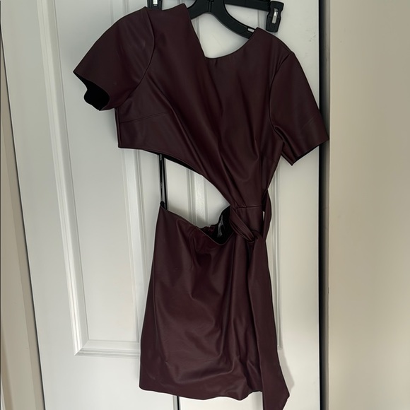 ASOS Red Cut Out Mini Dress - Picture 1 of 3
